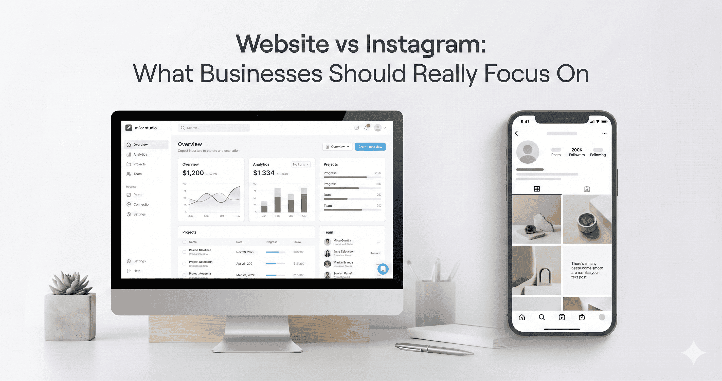 Website vs Instagram: What Businesses Should Really Focus On